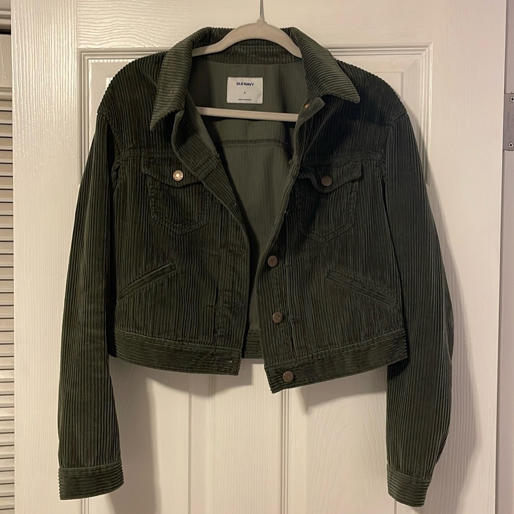 Cropped Corduroy Jacket